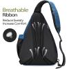 imageOutdoorMaster Sling Bag Hiking Daypack Crossbody Shoulder Chest Urban Outdoor Travel Backpack for Women ampamp MenDark Blue 2
