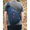 imageOutdoorMaster Sling Bag Hiking Daypack Crossbody Shoulder Chest Urban Outdoor Travel Backpack for Women ampamp MenDark Blue 2