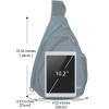 imageOutdoorMaster Sling Bag Hiking Daypack Crossbody Shoulder Chest Urban Outdoor Travel Backpack for Women ampamp MenDark Blue 2