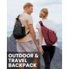 imageOutdoorMaster Sling Bag Hiking Daypack Crossbody Shoulder Chest Urban Outdoor Travel Backpack for Women ampamp MenGarnet Red
