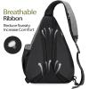 imageOutdoorMaster Sling Bag Hiking Daypack Crossbody Shoulder Chest Urban Outdoor Travel Backpack for Women ampamp MenGray