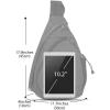 imageOutdoorMaster Sling Bag Hiking Daypack Crossbody Shoulder Chest Urban Outdoor Travel Backpack for Women ampamp MenGray