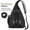 imageOutdoorMaster Sling Bag Hiking Daypack Crossbody Shoulder Chest Urban Outdoor Travel Backpack for Women ampamp MenLight Gray