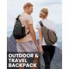 imageOutdoorMaster Sling Bag Hiking Daypack Crossbody Shoulder Chest Urban Outdoor Travel Backpack for Women ampamp MenMocha Brown