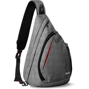 imageOutdoorMaster Sling Bag Hiking Daypack Crossbody Shoulder Chest Urban Outdoor Travel Backpack for Women ampamp MenGray