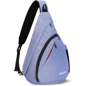 imageOutdoorMaster Sling Bag Hiking Daypack Crossbody Shoulder Chest Urban Outdoor Travel Backpack for Women ampamp MenLight Purple