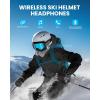 imageOutdoorMaster Update Ski Helmet Headphones True Wireless Bluetooth with Charging Case Dropin Headphones HD Speaker Chip Compatible with All Audio Ready Snowboard HelmetsPure Black