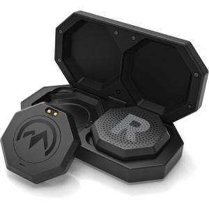 imageOutdoorMaster Update Ski Helmet Headphones True Wireless Bluetooth with Charging Case Dropin Headphones HD Speaker Chip Compatible with All Audio Ready Snowboard HelmetsPure Black