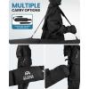 image:imageOutdoorMaster Update Expandable Padded Ski Bag Snowboard Bag with Wheels SkiSnowboard Travel Bag with WaterResistant Lining Pockets and Removable Shoulder Straps