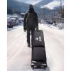 image:imageOutdoorMaster Update Expandable Padded Ski Bag Snowboard Bag with Wheels SkiSnowboard Travel Bag with WaterResistant Lining Pockets and Removable Shoulder Straps