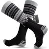 image:imageOutdoorMaster Ski Socks Merino Wool Ski Socks for Men ampamp Women Thermal Winter Warm ampamp Breathable Snowboarding Socks for Cold Weather Over The Calf NonSlip Cuff Machine Washable
