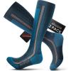 image:imageOutdoorMaster Thermolite Merino Wool Ski Socks Compression Thermal Snowboarding Socks for Men ampamp Women Cold WeatherCyan