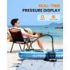 image:imageOutdoorMaster Vortex Paddle Board Pump Electric Portable Max 20PSI SUP Air Pump Inflator amp Deflator 12V158V DC Input Auto Off amp Cooling 8 Nozzles Pump for Paddle Board Inflatables  No Battery