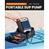 image:imageOutdoorMaster Vortex Paddle Board Pump Electric Portable Max 20PSI SUP Air Pump Inflator amp Deflator 12V158V DC Input Auto Off amp Cooling 8 Nozzles Pump for Paddle Board Inflatables  No Battery