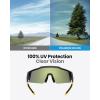 image:imageOutdoorMaster Hawk Kids Polarized Sunglasses Kids Baseball Sunglasses with UV Protection for Girls amp Boys 614Black Frame Revo Blue