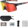 image:imageOutdoorMaster Hawk Kids Polarized Sunglasses Kids Baseball Sunglasses with UV Protection for Girls amp Boys 614Black Frame Revo Red