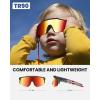 image:imageOutdoorMaster Hawk Kids Polarized Sunglasses Kids Baseball Sunglasses with UV Protection for Girls amp Boys 614Black Frame Revo Red
