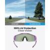 image:imageOutdoorMaster Hawk Kids Polarized Sunglasses Kids Baseball Sunglasses with UV Protection for Girls amp Boys 614Purple Frame Revo Purple