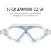 image:imageOutdoorMaster Swim Mask  Wide View Swimming Mask amp Goggles Antifog WaterproofAlight Blue