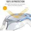 image:imageOutdoorMaster Swim Mask  Wide View Swimming Mask amp Goggles Antifog WaterproofAlight Blue