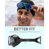 image:imageOutdoorMaster Swim Mask  Wide View Swimming Mask amp Goggles Antifog WaterproofBgblue Mirror