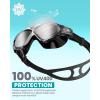 image:imageOutdoorMaster Swim Mask  Wide View Swimming Mask amp Goggles Antifog WaterproofBsilver