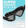 image:imageOutdoorMaster Swim Mask  Wide View Swimming Mask amp Goggles Antifog WaterproofBsilver