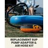 image:imageOutdoorMaster Inflatable Boat Sup Pump Adapter amp Air Hose Kit Electric Paddle Board Pump Sup Air Pump Accessories with 7 Air Valve Nozzles for Inflatable Stand Up Paddle BoardBoatTentPool