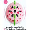 image:imageOutdoorMaster Kids Bike Helmet  Protective Adjustable Lightweight Comfortable  MultiSport for Boys and Girls 2 SizesDinosaur Pink