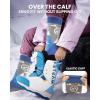 image:imageOutdoorMaster Merino Wool Ski Socks for Kids Boys amp Girls Thermal Winter Warm Snowboarding Socks for Cold WeatherBlue Mountains  2 Pack