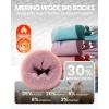 image:imageOutdoorMaster Merino Wool Ski Socks for Kids Boys amp Girls Thermal Winter Warm Snowboarding Socks for Cold WeatherMt View  2 Pack