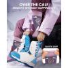 image:imageOutdoorMaster Merino Wool Ski Socks for Kids Boys amp Girls Thermal Winter Warm Snowboarding Socks for Cold WeatherPurple Gray