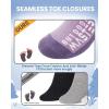 image:imageOutdoorMaster Merino Wool Ski Socks for Kids Boys amp Girls Thermal Winter Warm Snowboarding Socks for Cold WeatherPurple Gray