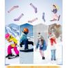 image:imageOutdoorMaster Merino Wool Ski Socks for Kids Boys amp Girls Thermal Winter Warm Snowboarding Socks for Cold WeatherZ Peach Pink