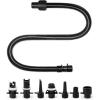 image:imageOutdoorMaster Inflatable Boat Sup Pump Adapter amp Air Hose Kit Electric Paddle Board Pump Sup Air Pump Accessories with 7 Air Valve Nozzles for Inflatable Stand Up Paddle BoardBoatTentPool