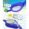 image:imageOutdoorMaster Kids Swim Goggles 2 Pack  Quick Adjustable Strap Swimming Goggles for KidsBlue Green