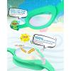 image:imageOutdoorMaster Kids Swim Goggles 2 Pack  Quick Adjustable Strap Swimming Goggles for KidsRevo Blue Cyan