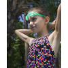 image:imageOutdoorMaster Kids Swim Goggles 2 Pack  Quick Adjustable Strap Swimming Goggles for KidsRevo Blue Cyan