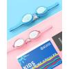 image:imageOutdoorMaster Kids Swim Goggles 2 Pack  Quick Adjustable Strap Swimming Goggles for KidsRevo Blue Pink