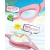 image:imageOutdoorMaster Kids Swim Goggles 2 Pack  Quick Adjustable Strap Swimming Goggles for KidsRevo Blue Pink