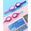 image:imageOutdoorMaster Kids Swim Goggles 2 Pack  Quick Adjustable Strap Swimming Goggles for KidsSilver Pink