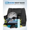image:imageOutdoorMaster Boot Bag POLAR BEAR  50L Ski Boots and Snowboard Boots Bag Excellent for Travel with Waterproof Exterior amp Bottom  for Men Women and Youth  Dark Black