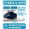 image:imageOutdoorMaster Beach Umbrellas for Sand with Sandbag amp Anchor 72ft Adjustable Umbrella for Beach Heavy Duty Wind Portable UPF50 Sunshade with Carry Bag for PatioBlue White Striped Cup Holder