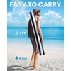 image:imageOutdoorMaster Beach Umbrellas for Sand with Sandbag amp Anchor 72ft Adjustable Umbrella for Beach Heavy Duty Wind Portable UPF50 Sunshade with Carry Bag for PatioNavy Striped Cup Holder