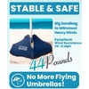 image:imageOutdoorMaster Beach Umbrellas for Sand with Sandbag amp Anchor 72ft Adjustable Umbrella for Beach Heavy Duty Wind Portable UPF50 Sunshade with Carry Bag for PatioAGray Striped Dual Fold