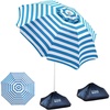 B-Blue Striped Simple