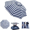 Navy Striped Cup Holder
