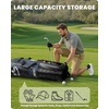 image:imageOutdoorMaster Golf Travel Bags for Airlines with Wheels and Hard Case Top Protect Golf Clubs Lightweight and Easy to Maneuver Upgrade VersionBlue
