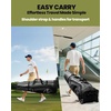 image:imageOutdoorMaster Golf Travel Bags for Airlines with Wheels and Hard Case Top Protect Golf Clubs Lightweight and Easy to Maneuver Upgrade VersionGrey