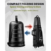 image:imageOutdoorMaster Golf Travel Bags for Airlines with Wheels and Hard Case Top Protect Golf Clubs Lightweight and Easy to Maneuver Upgrade VersionRock Black